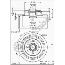 08.5653.10 BREMBO Тормозной диск