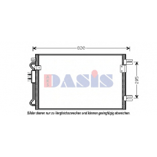 522006N AKS DASIS Конденсатор, кондиционер