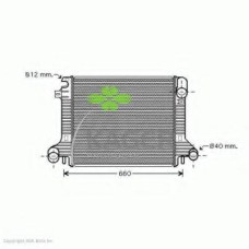 31-1742 KAGER Радиатор, охлаждение двигателя