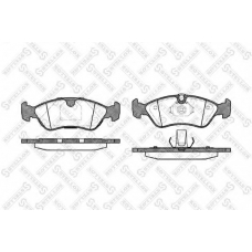 297 050-SX STELLOX Комплект тормозных колодок, дисковый тормоз
