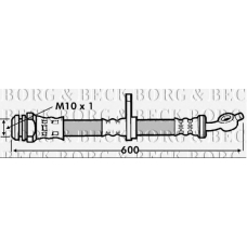 BBH7244 BORG & BECK Тормозной шланг