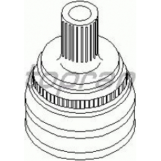 103 740 TOPRAN Шарнир, приводной вал