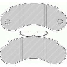 T0610898 RAMEDER Комплект тормозных колодок, дисковый тормоз