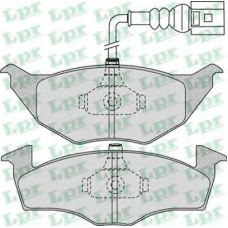 05P972 LPR Комплект тормозных колодок, дисковый тормоз