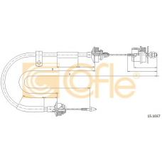 15.1037 COFLE Трос, управление сцеплением