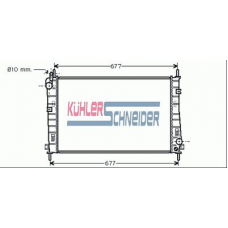 1800051 KUHLER SCHNEIDER Радиатор, охлаждение двигател