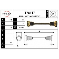 T78117 EAI Приводной вал