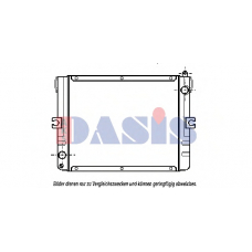 400360N AKS DASIS Радиатор, охлаждение двигателя