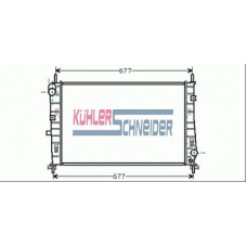 1807101 KUHLER SCHNEIDER Радиатор, охлаждение двигател