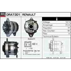 DRA7301 DELCO REMY Генератор