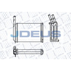 RA2120420 JDEUS Теплообменник, отопление салона