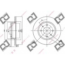 BD1099 DJ PARTS Тормозной диск