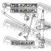 TSB-AUR20FR FEBEST Опора, стабилизатор