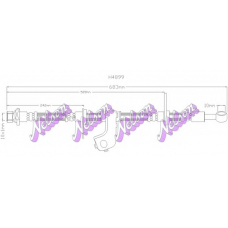 H4899 Brovex-Nelson Тормозной шланг