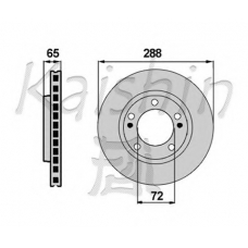 CBR064 KAISHIN Тормозной диск