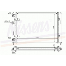 63998A NISSENS Радиатор, охлаждение двигателя