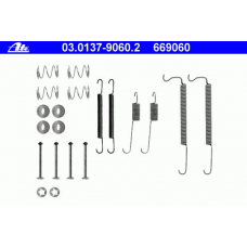03.0137-9060.2 ATE Комплектующие, тормозная колодка