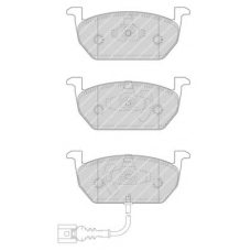 FDB4454 FERODO Комплект тормозных колодок, дисковый тормоз