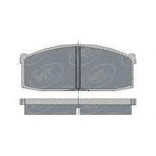 SP 112 PR SCT Комплект тормозных колодок, дисковый тормоз
