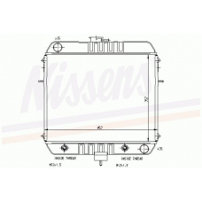 63120 NISSENS Радиатор, охлаждение двигателя