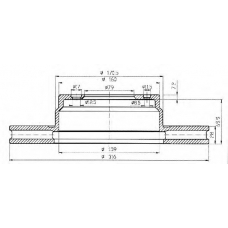 BDC4561 QUINTON HAZELL Тормозной диск