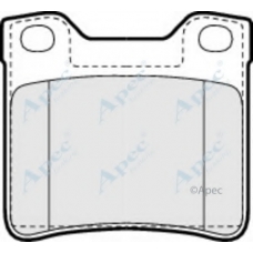 PAD906 APEC Комплект тормозных колодок, дисковый тормоз