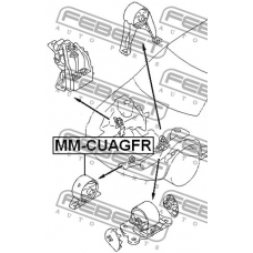 MM-CUAGFR FEBEST Подвеска, двигатель