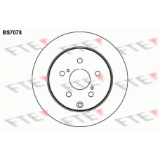 BS7078 FTE Тормозной диск