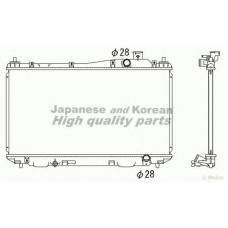 H554-25 ASHUKI Радиатор, охлаждение двигателя