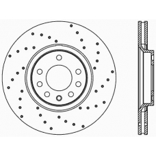 BDRS2301.25 OPEN PARTS Тормозной диск