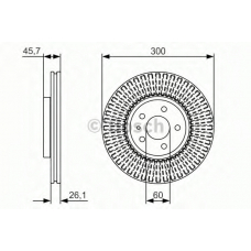 0 986 479 666 BOSCH Тормозной диск