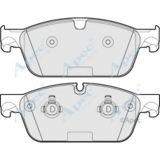 PAD1928 APEC Комплект тормозных колодок, дисковый тормоз