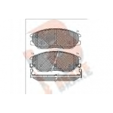 RB1714 R BRAKE Комплект тормозных колодок, дисковый тормоз