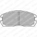 LP467 DELPHI Комплект тормозных колодок, дисковый тормоз