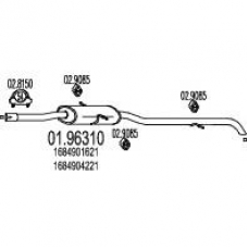 01.96310 MTS Глушитель выхлопных газов конечный