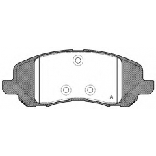 BPA0804.20 OPEN PARTS Комплект тормозных колодок, дисковый тормоз