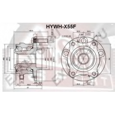 HYWH-X55F ASVA Ступица колеса