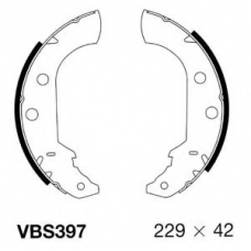 VBS397 MOTAQUIP Комплект тормозных колодок