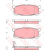 GDB3303 TRW Комплект тормозных колодок, дисковый тормоз