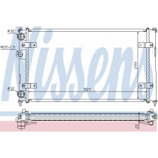 639951 NISSENS Радиатор, охлаждение двигателя