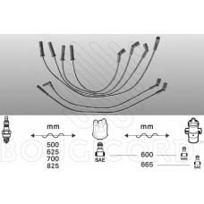 4326 BOUGICORD Комплект проводов зажигания
