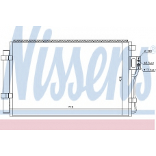940449 NISSENS Конденсатор, кондиционер