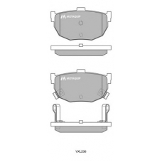LVXL236 MOTAQUIP Комплект тормозных колодок, дисковый тормоз