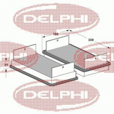 TSP0325098 DELPHI Фильтр, воздух во внутренном пространстве