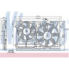 85644 NISSENS Вентилятор, охлаждение двигателя