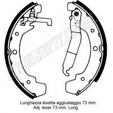 124.281 TRUSTING Комплект тормозных колодок