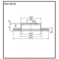 ADC 0812V Allied Nippon Гидравлические цилиндры