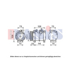 852812N AKS DASIS Компрессор, кондиционер