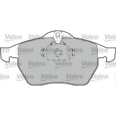 598305 VALEO Комплект тормозных колодок, дисковый тормоз