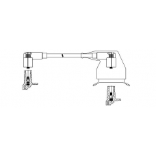 130/75SB BREMI Провод зажигания